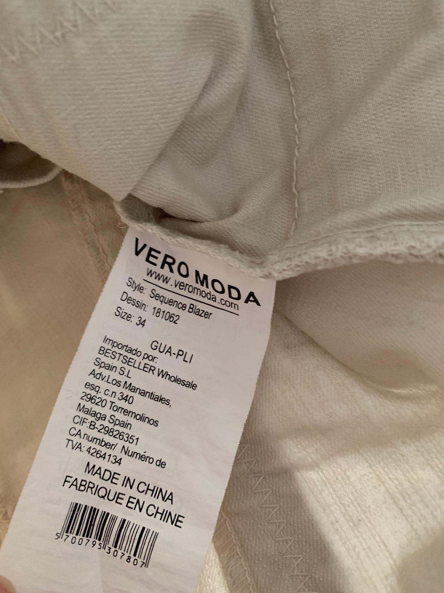 jacket size xs